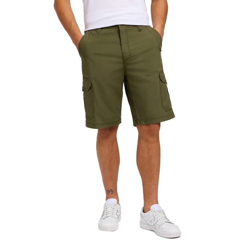 Lee Men's XM Crossroad Cargo Short Cargo Shorts, Olive Night,