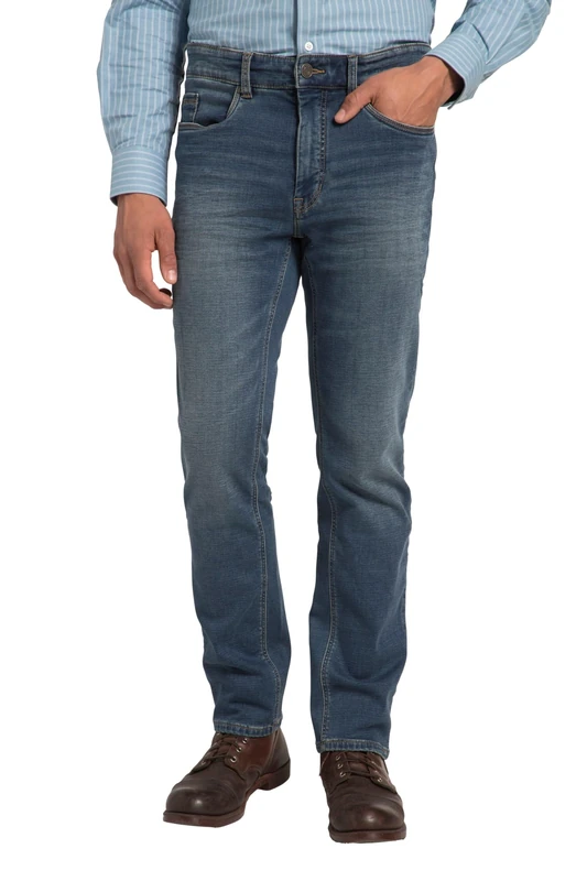 JP 1880 Men's Jeans, Denim, FLEXNAMIC®, Straight Fit, 5-Pocket, bis Gr. 36/72 Jeans, Blue Denim,