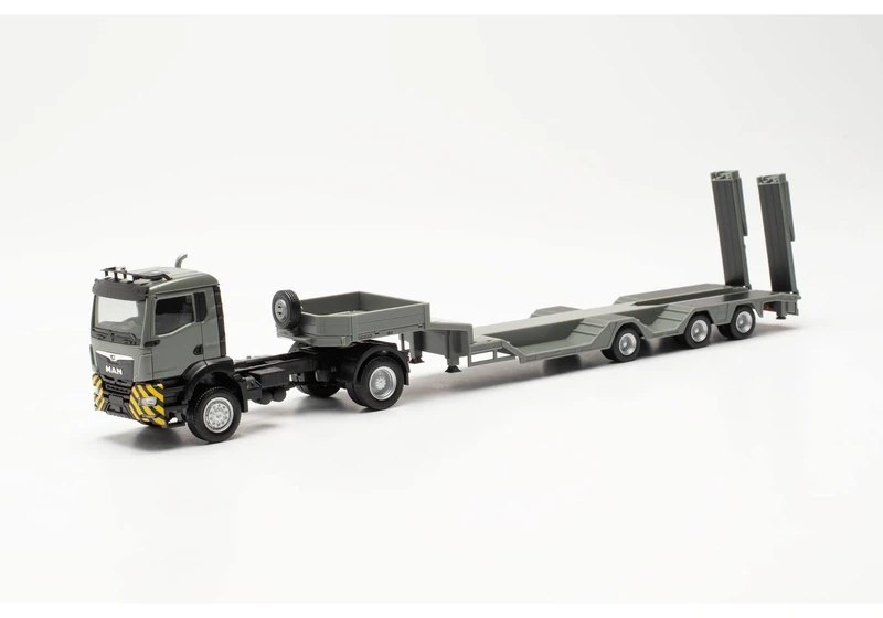 Herpa MAN TGS NN 4x4 Allrounder Semitrailer Truck 1:87 Model