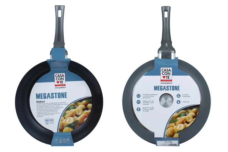 PRATESI 95188 Padella MEGASTONE CM.30 INDUZIONE, Plastic
