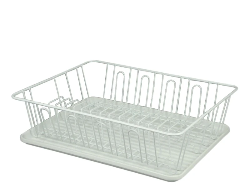 PRATESI 94888 Dish Drainer with Tray 44X34X12, Polyester, Black