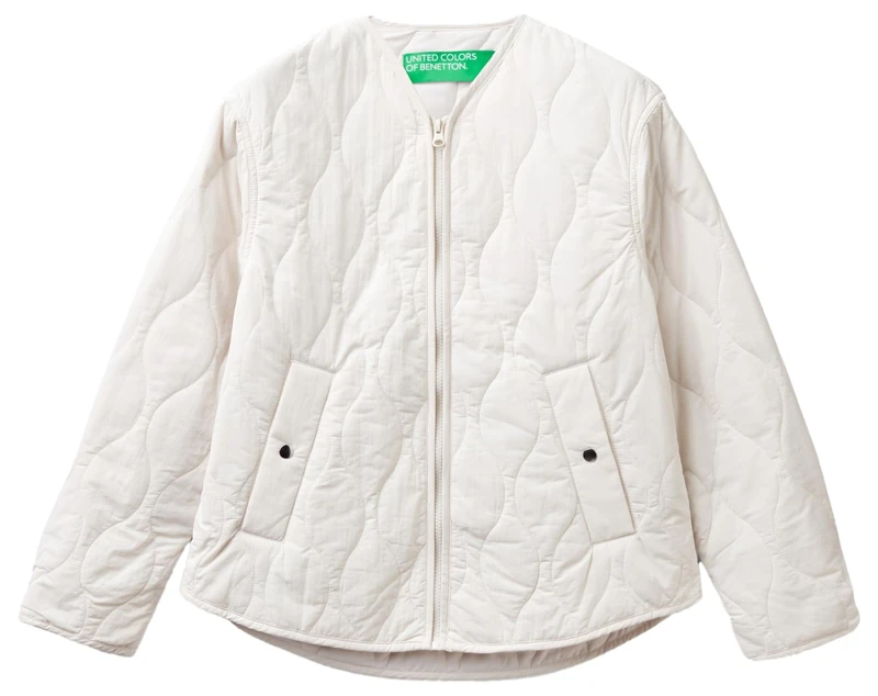 United Colors of Benetton Jacket, Cream 0Z3, XXS