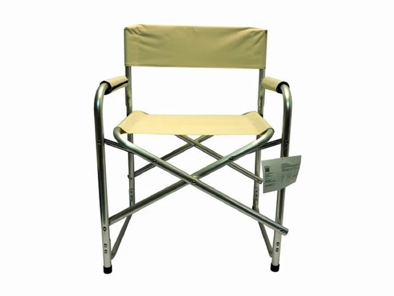 PRATESI 94217 Director's Chair Ecru 49X51X80 All. Aluminium/Polyester, Black