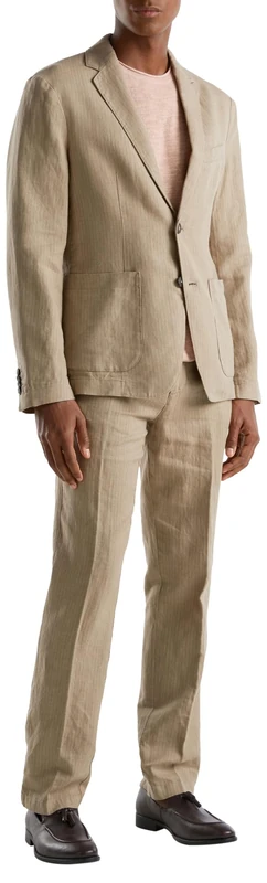 United Colors of Benetton Men's 2utauw014 Jacket, Olive Green 902, 44