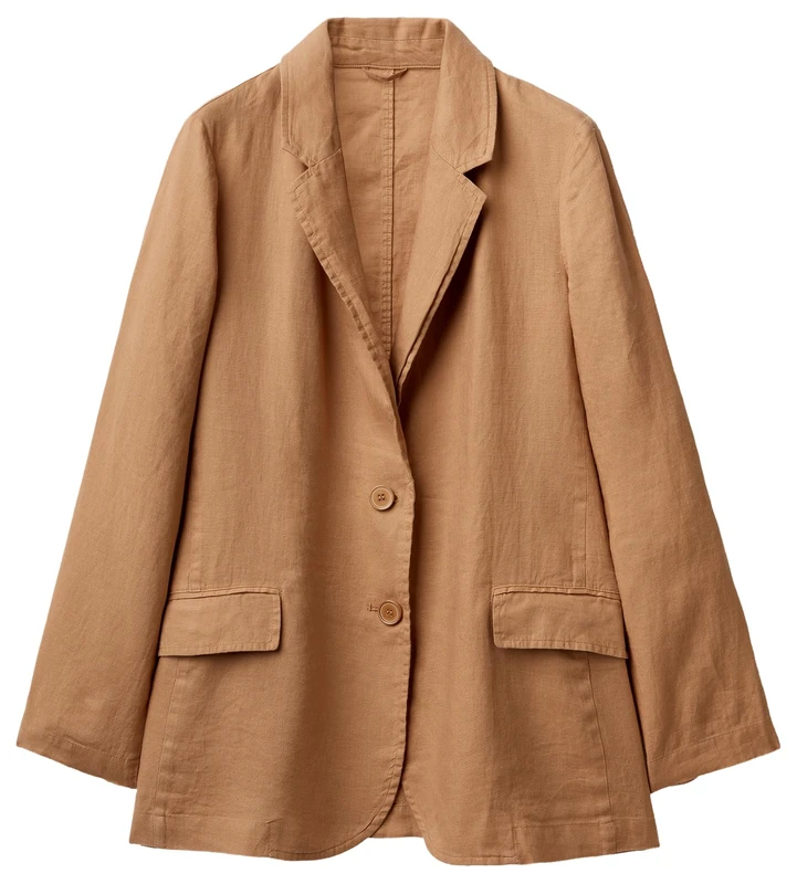 United Colors of Benetton Women's Jacket M/L 2aghdw00r, Camel 193, UK 8