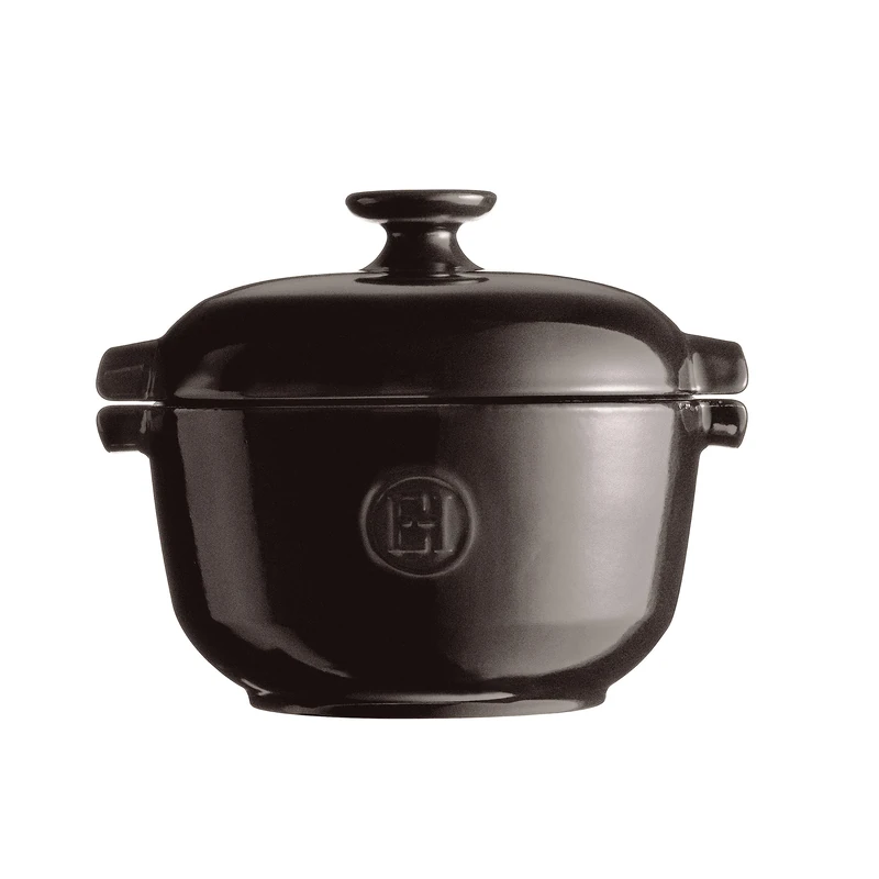 Emile Henry 2.5 Litre Charcoal Rice Pot