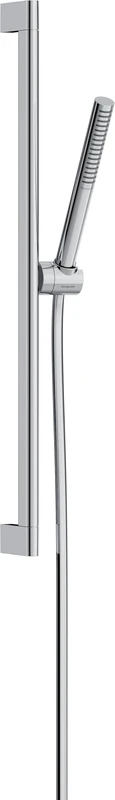 hansgrohe 24373000 Pulsify S Set 100 1jet EcoSmart+ with Shower bar 65 cm, Chrome