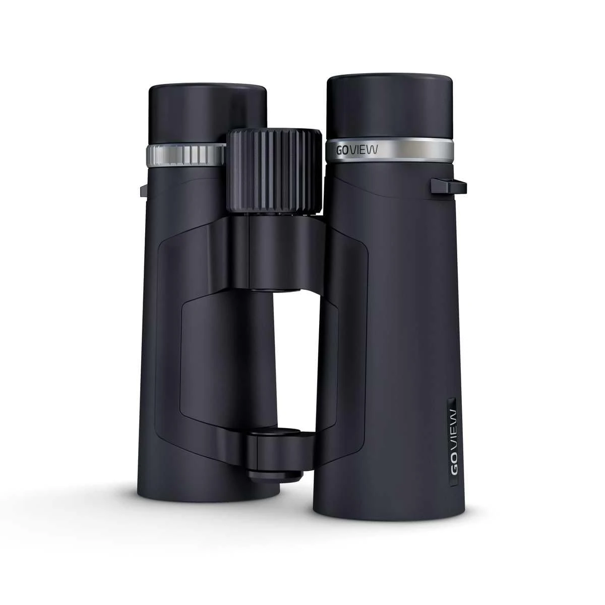 GoView ZOOMR 8x42 binoculars for outdoor, nature, wildlife observation, travel (8x zoom, wide field of view, incl. accessory set) Phantom Black