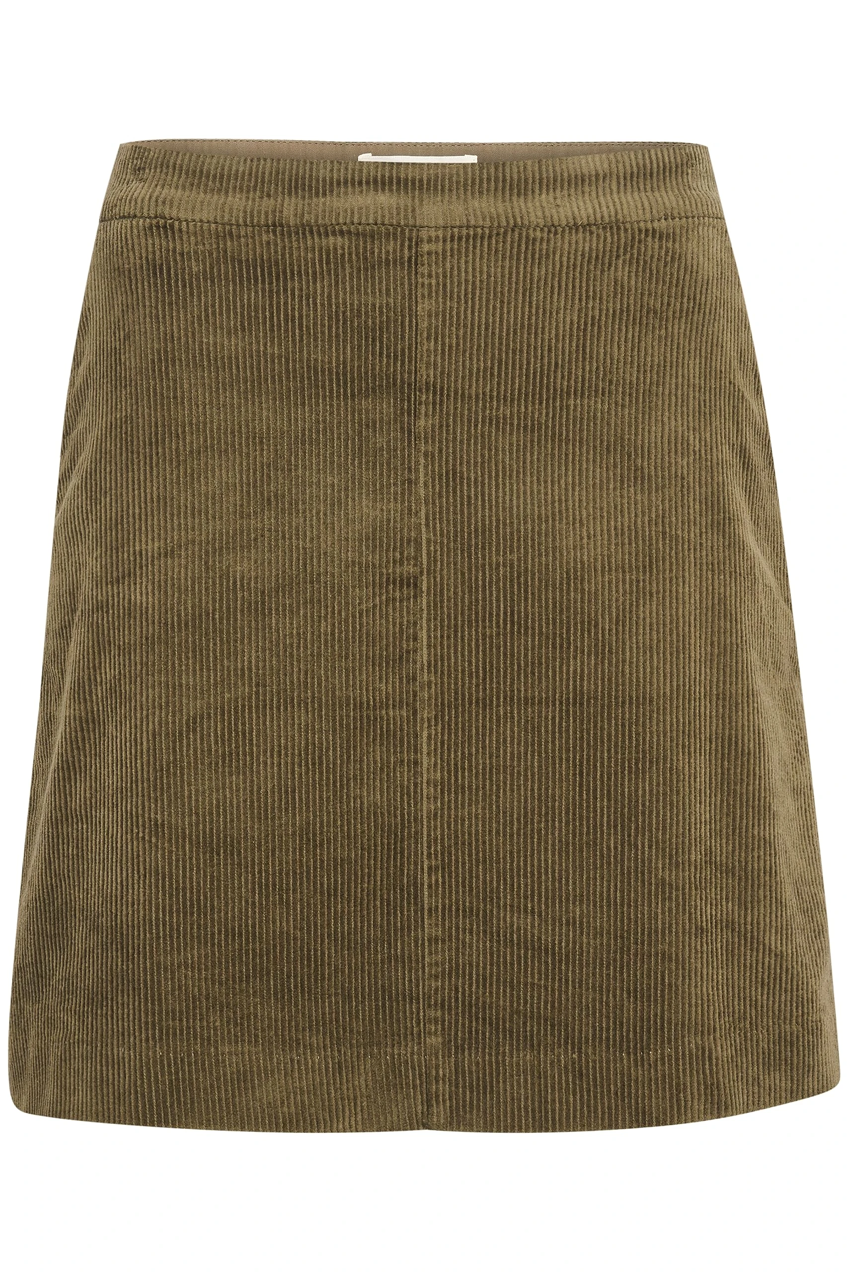 Part Two Women's Mini Skirt High Pockets Corduroy Fabric Elastic Waist, Capers, UK 4