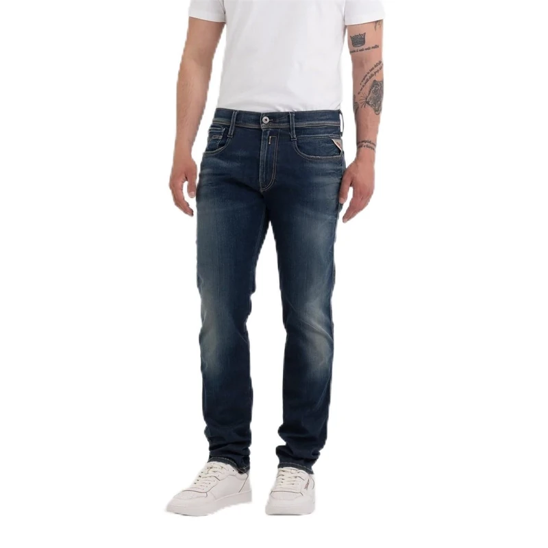 Replay men's jeans Hyperflex with stretch, blue (Dark Blue 007), 32W / 30L