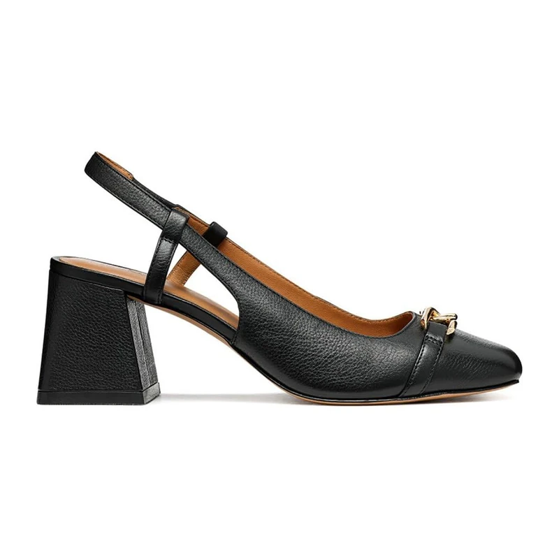 Geox Women's D Coronilla Pump, Black, 6.5 UK