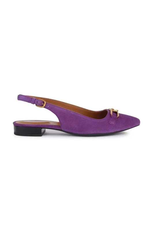 Geox Women's D Charyssa Ballet Flat, Purple, 4 UK
