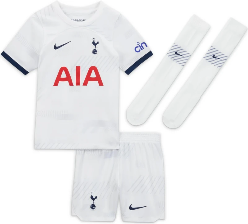 Tottenham Hotspur Season 2023/2024 Official Home Kit Unisex Nike MiniKits L