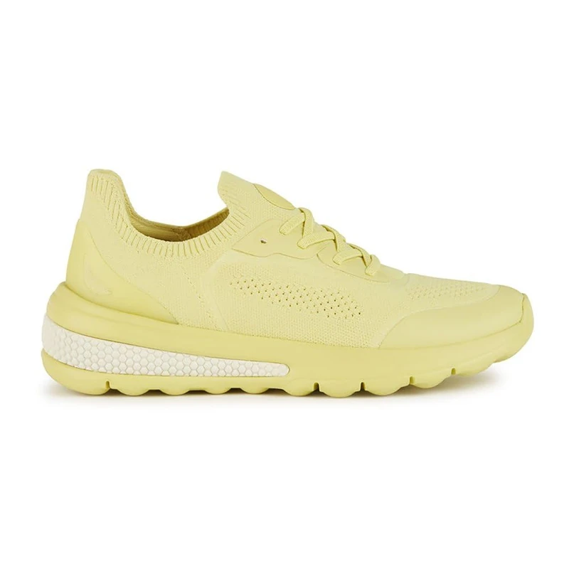 Geox Women's D Spherica Actif Trainers, Lt Yellow, 5 UK