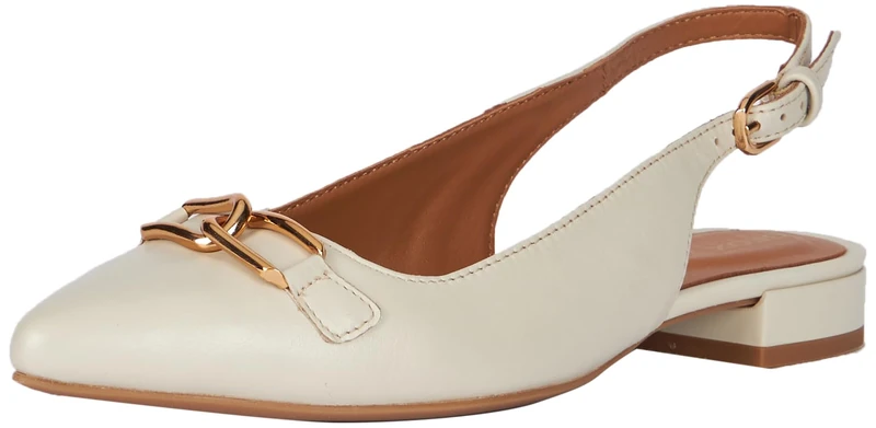 Geox Women's D Charyssa Ballet Flat, LT Sand, 41 EU, Lt Sand, 7.5 UK
