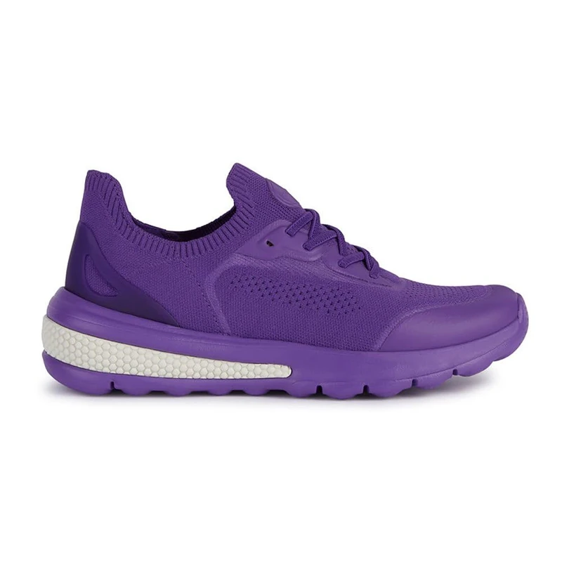 Geox Women's D Spherica Actif Trainers, Purple, 4 UK