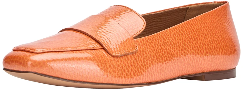 Geox Women's D Marsilea Loafer, Orange, 5 UK