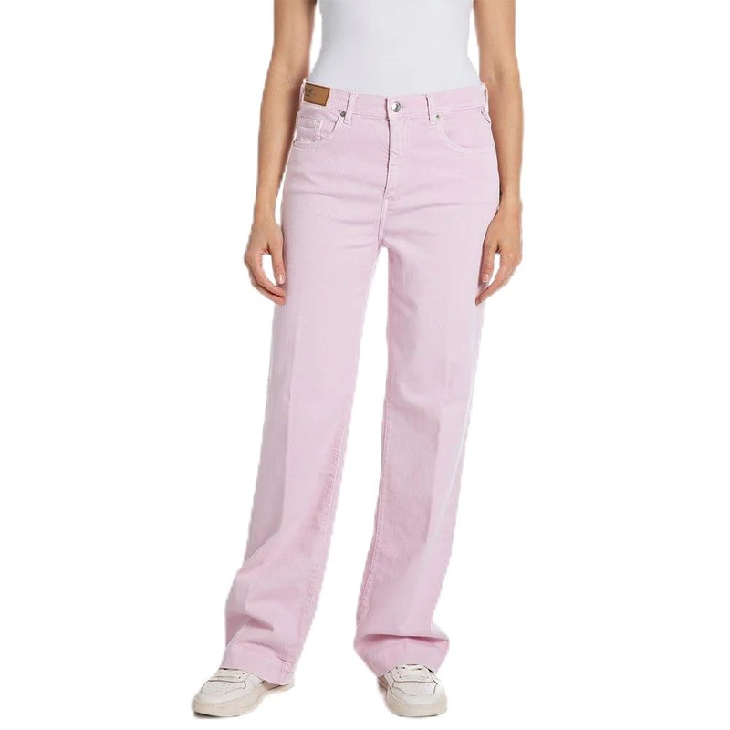 Replay women's jeans made of comfort denim, pink (Bubble Pink 066), 24W / 30L