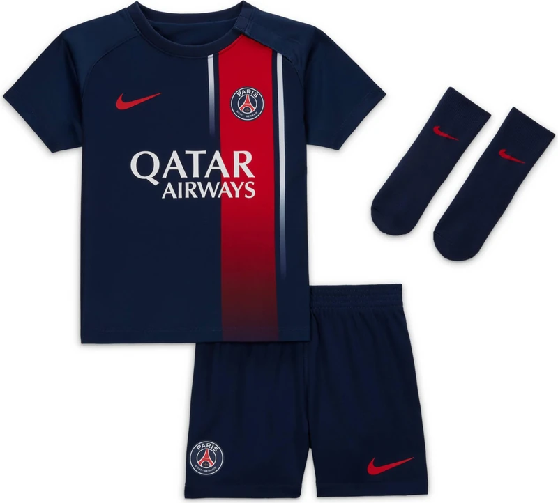 PSG Paris Saint-Germain Season 2023/2024 Official Home Tracksuit Jr Unisex Nike MiniKits 12-18 Months