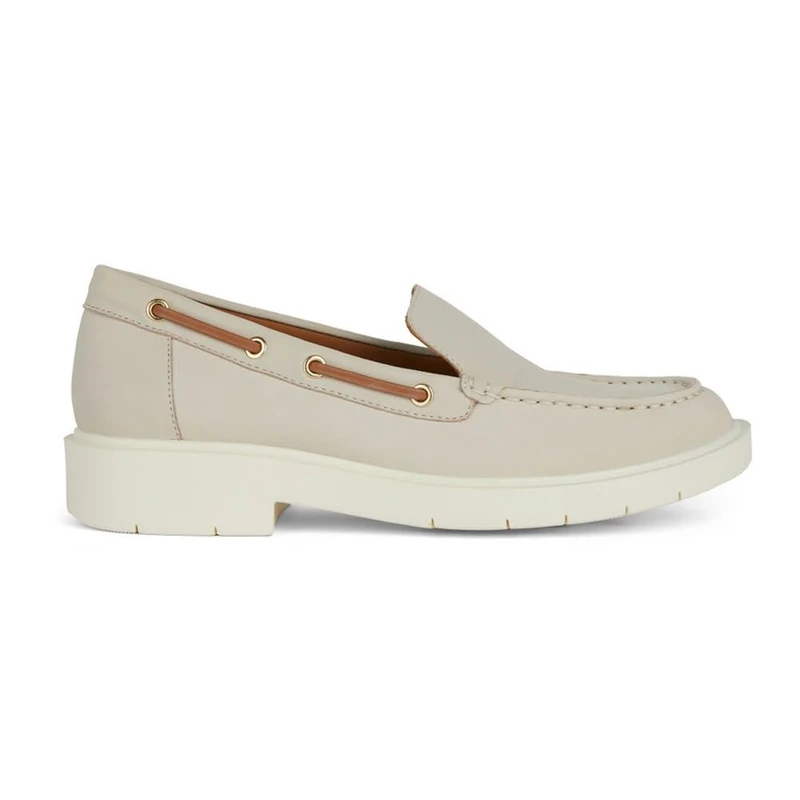 Geox Women's D Spherica Ec1 Loafer, Sand Cognac, 7 UK