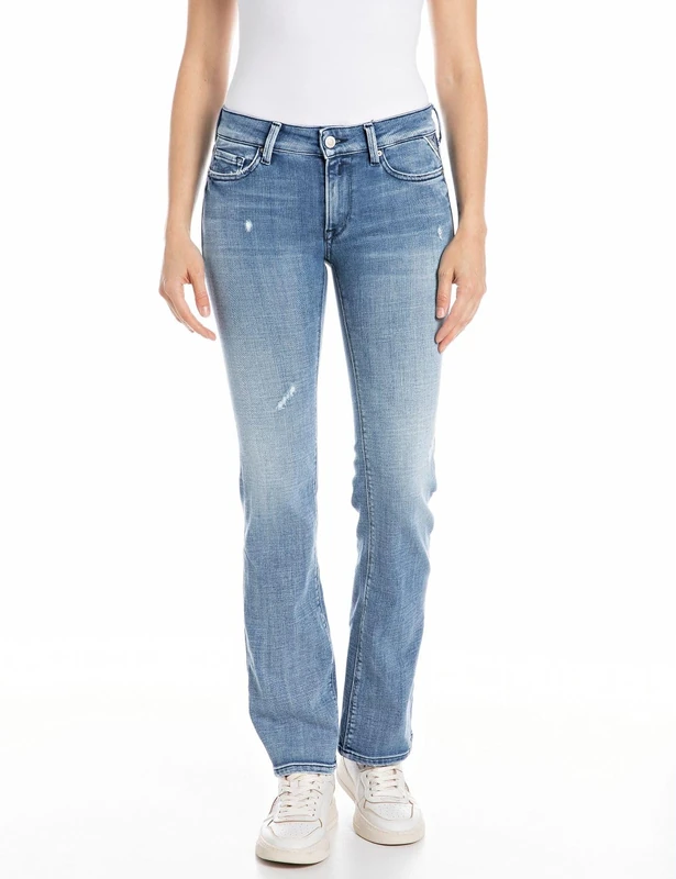 Replay women's jeans with stretch, blue (Medium Blue 009), 33W / 32L