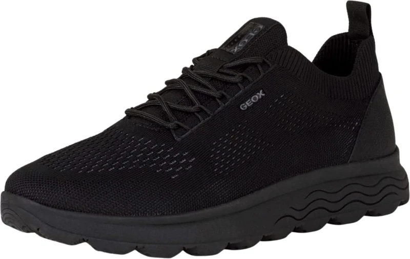 Geox Men's U Spherica A Trainers, Black, 10 UK
