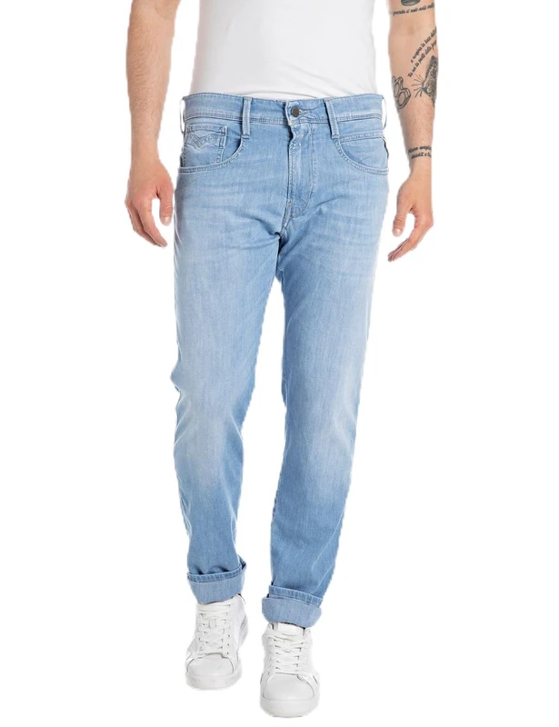 Replay men's jeans X-Lite with stretch, blue (Light Blue 010), 31W / 36L