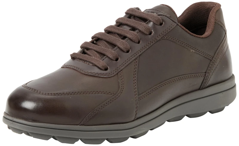 Geox Men's U Spherica Ec12 Sneaker, Coffee, 11 UK