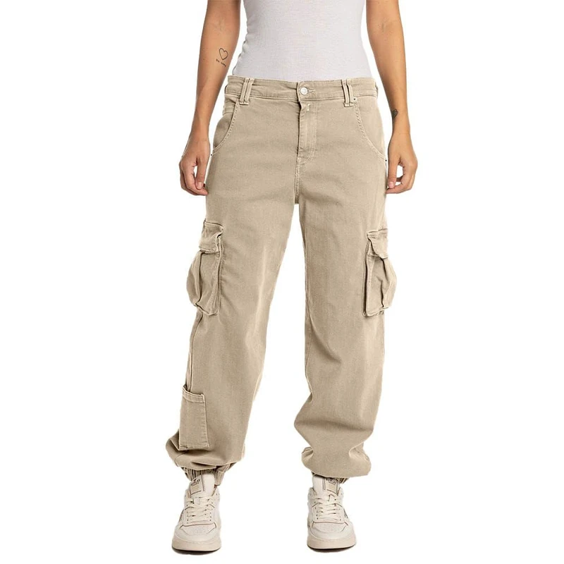 REPLAY Adult W8151 Stretch Bull Jeans, Sahara 225, 30
