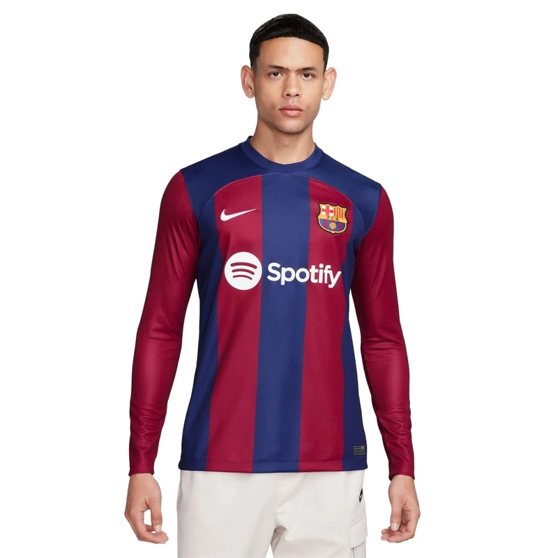 FC Barcelona Season 2023/2024 Official Home Stadium Men's Nike T-Shirt S