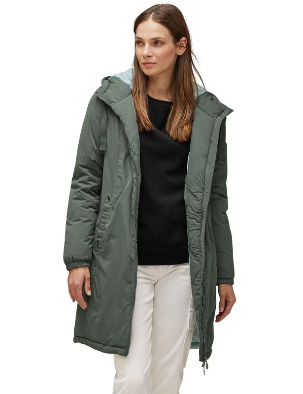 Street One Women's A201877 Parka, Verdant Green, 16