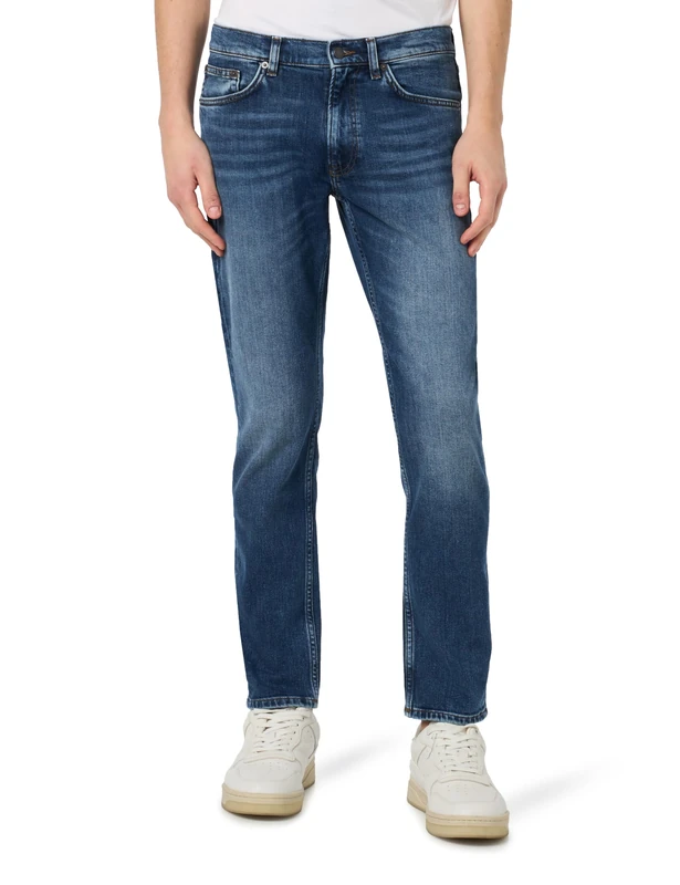 GANT Men's Slim Jeans, MID Blue Vintage, 34 W/32 L