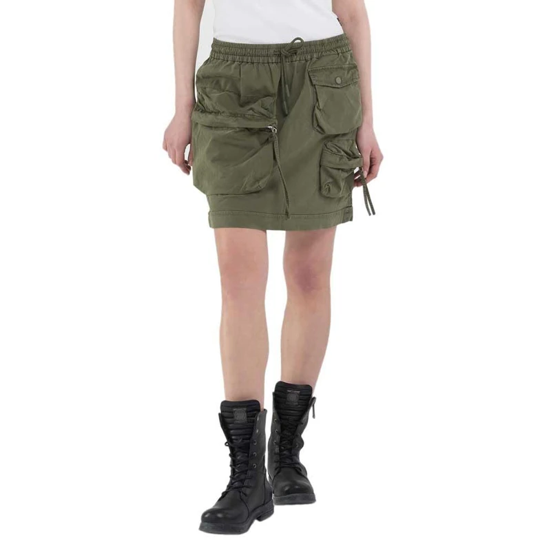 Replay Women's Work Fit Skirt, 833 Light Military, S
