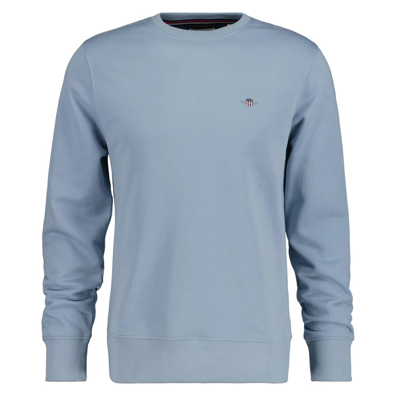 GANT REG Shield C-Neck Sweat, Dove Blue, XXXL