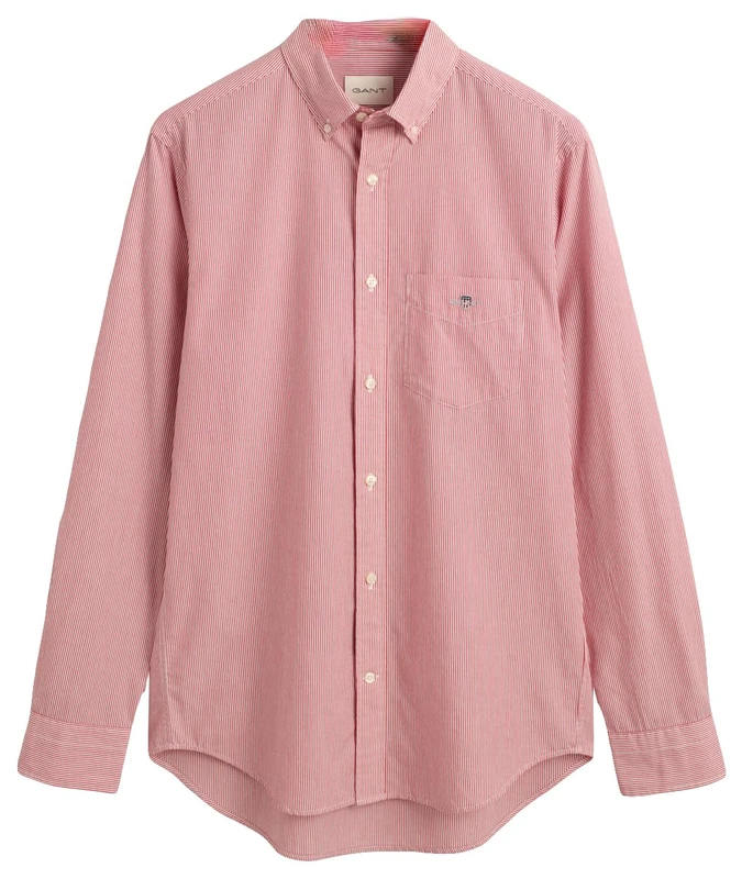 GANT Men's REG POPLIN Banker Shirt, Ruby red, 3XL