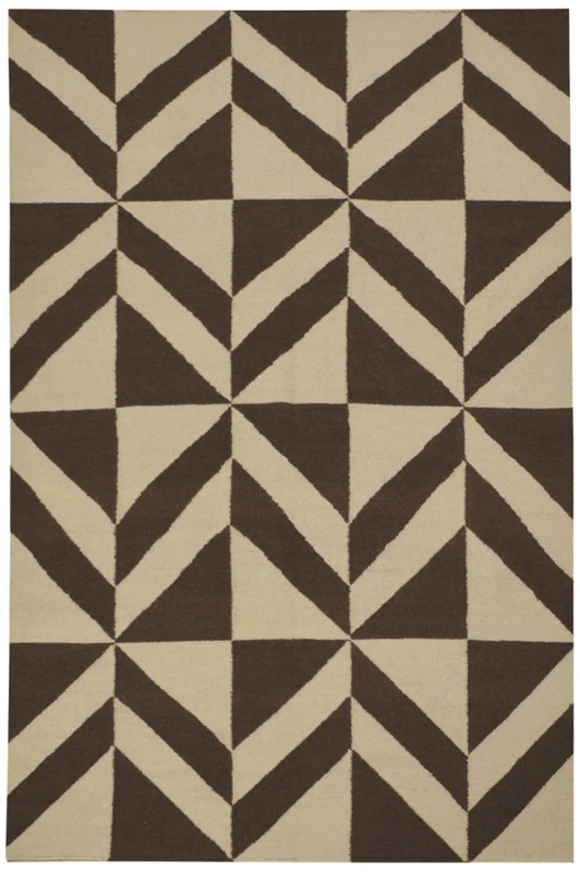 Kilim JP 06 Brown/White, 150 x 240 cm