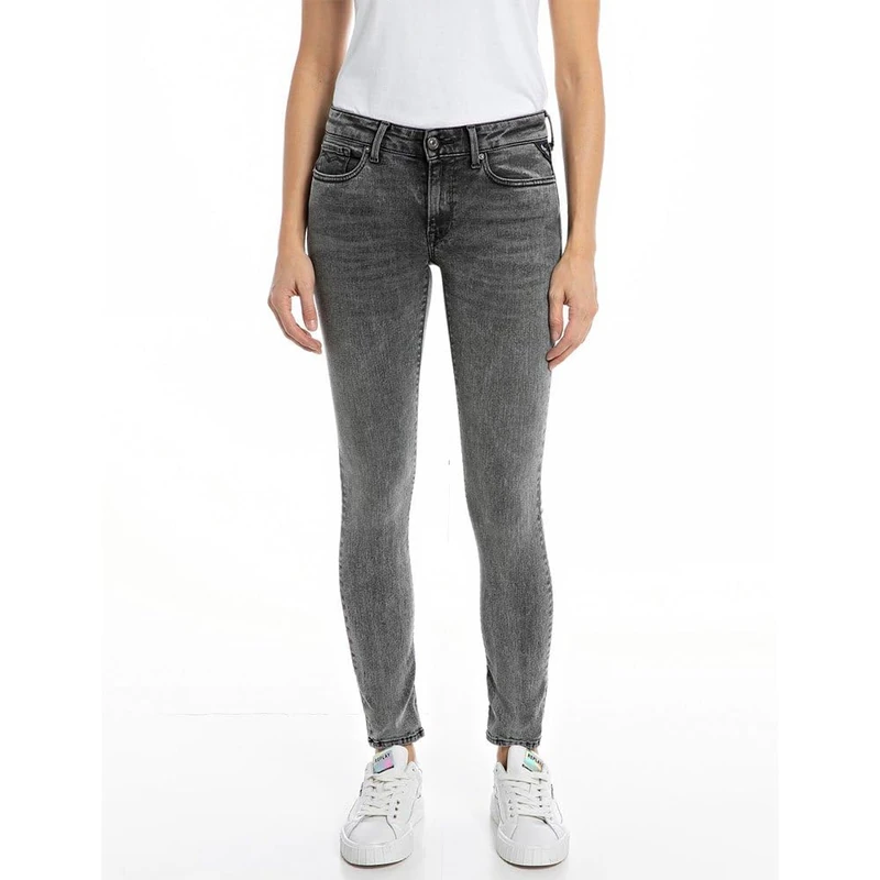 Replay women's jeans Hyperflex with stretch, blue (Medium Blue 009), 28W / 32L