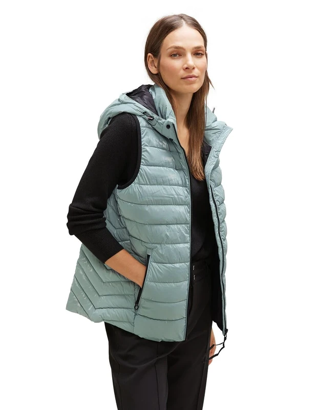Street One Women's A220200 Quilted Vest, Polar Mint, 10