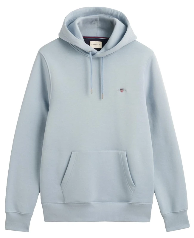 GANT REG Shield Hoodie, Dove Blue, XL