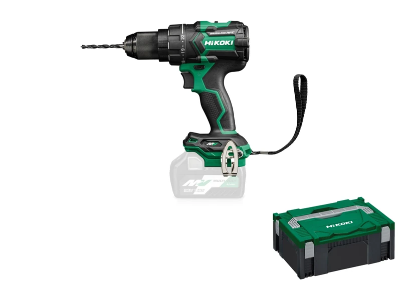 HiKOKI Akku-Bohrschrauber DS36DC (36V, 155 Nm, Brushless, LED, im Transportkoffer, ohne Akku und Ladegerät)