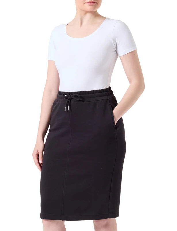 GANT Rel Women's Midi Shield Skirt, Black, XS