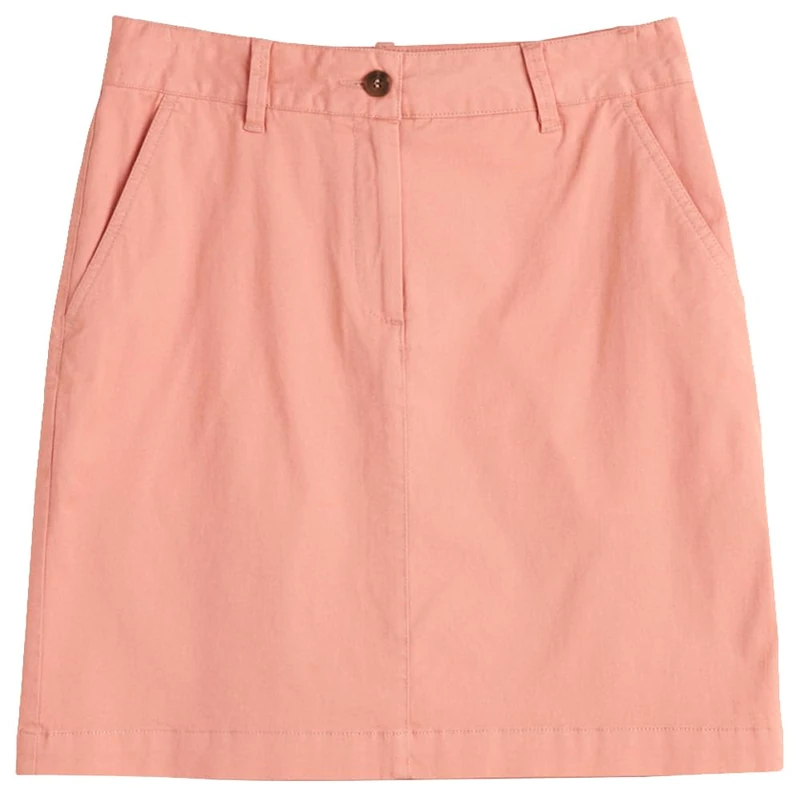 GANT Women's Chino Skirt, Peachy Pink, 10