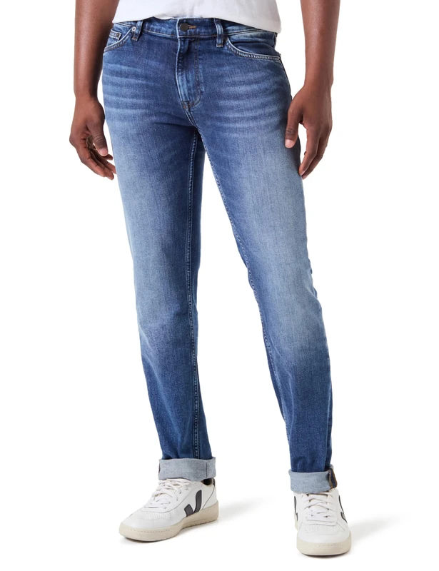 GANT Men's Regular Jeans, MID Blue Vintage, 38 W/32 L - Image 1