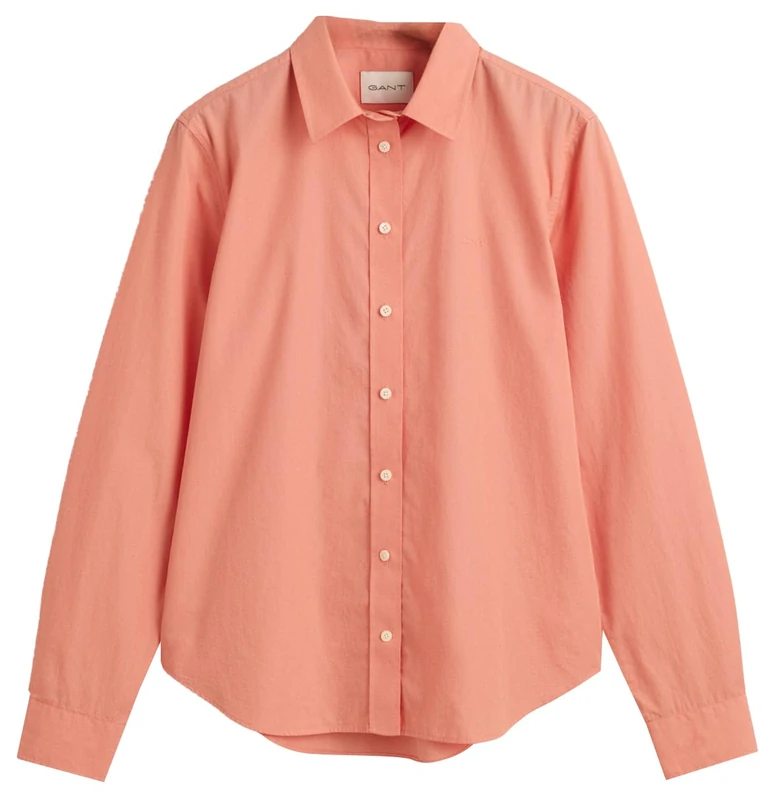 GANT REG POPLIN Shirt, Peachy Pink, 16 - Image 1