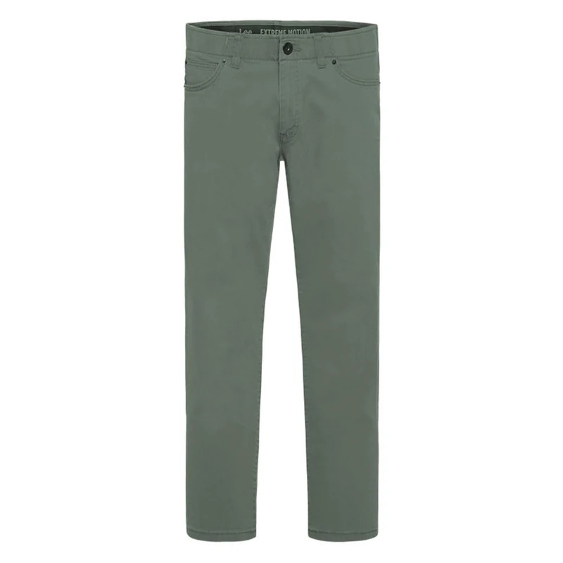 LEE Men's Straight Fit MVP Pants, Olive Grove, 34W / 32L