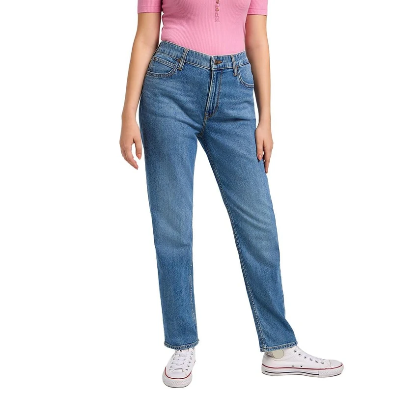 Lee Women's Carol Jeans, HIT of Blue, 25W / 33L