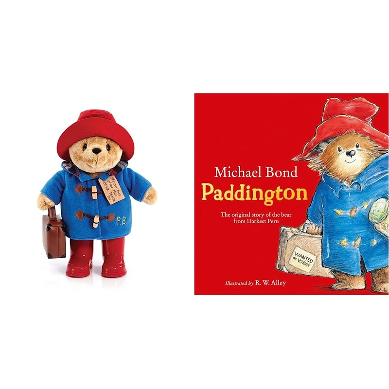 Rainbow Designs Classic Paddington Bear with Boots and Suitcase