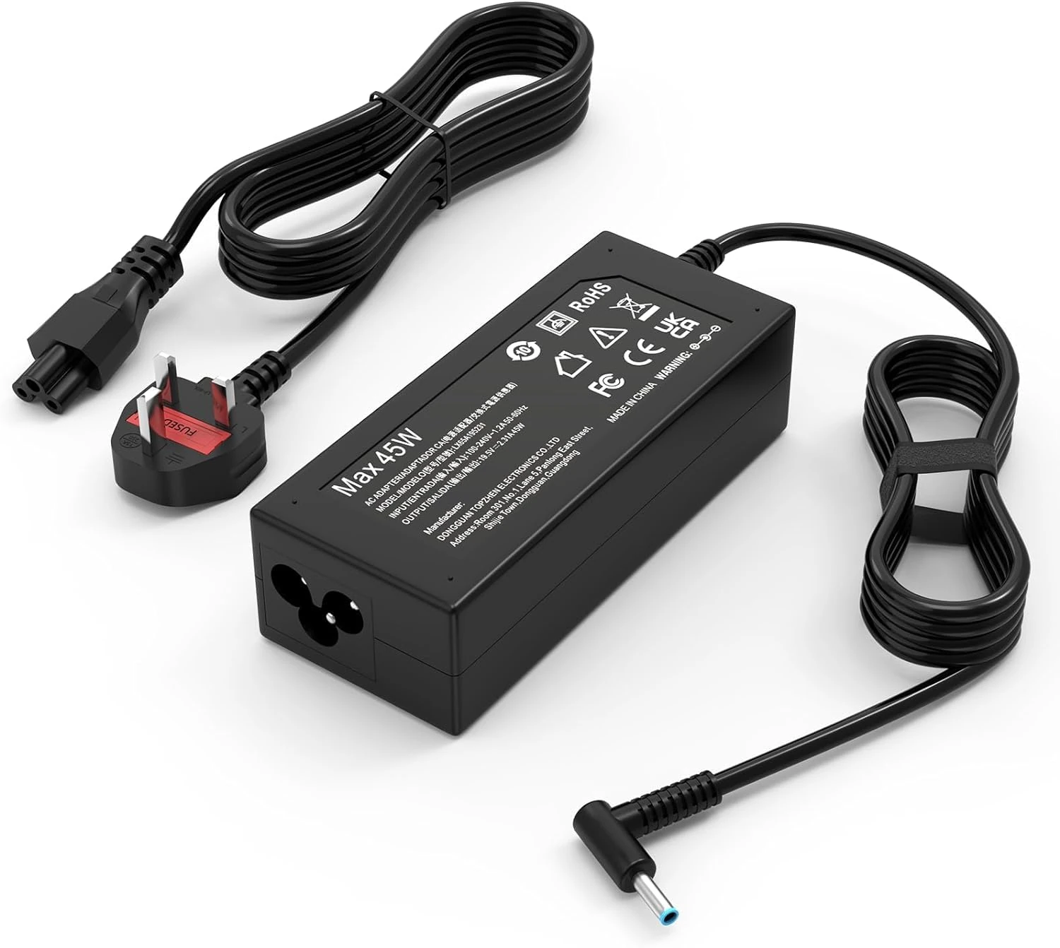 45W HP Laptop Charger 4.5mm*3mm AC Adapter for HP Stream 11 13 14 Pavilion X360 Elitebook Folio Spectre X360 HP Pavilion Touchsmart Spectre Ultrabook power cord 19.5V 2.31A