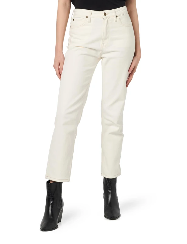 Lee Women's Carol Pants, Concrete White, 25W / 33L