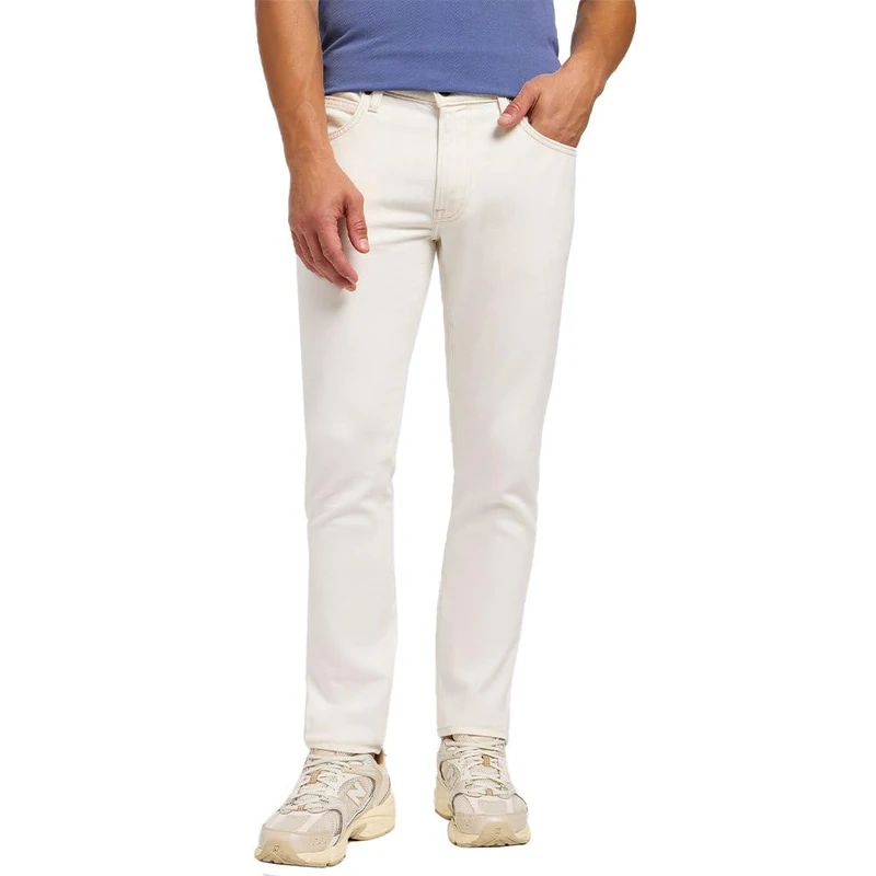 LEE Men's Luke Jeans, White, 31 W/34 L